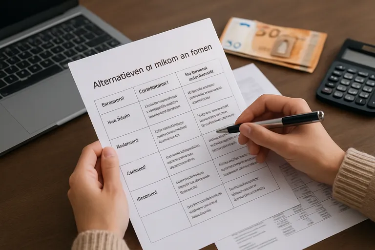 Alternatieven om je inkomen aan te tonen