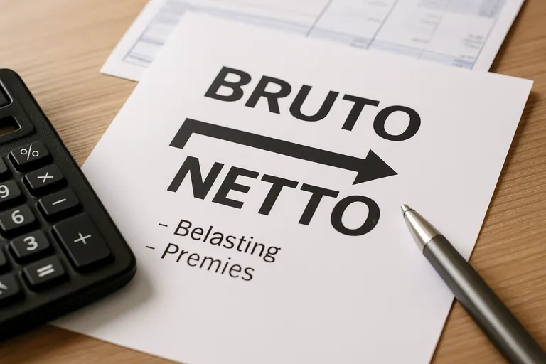 Bruto naar netto (en netto naar bruto) omrekenen