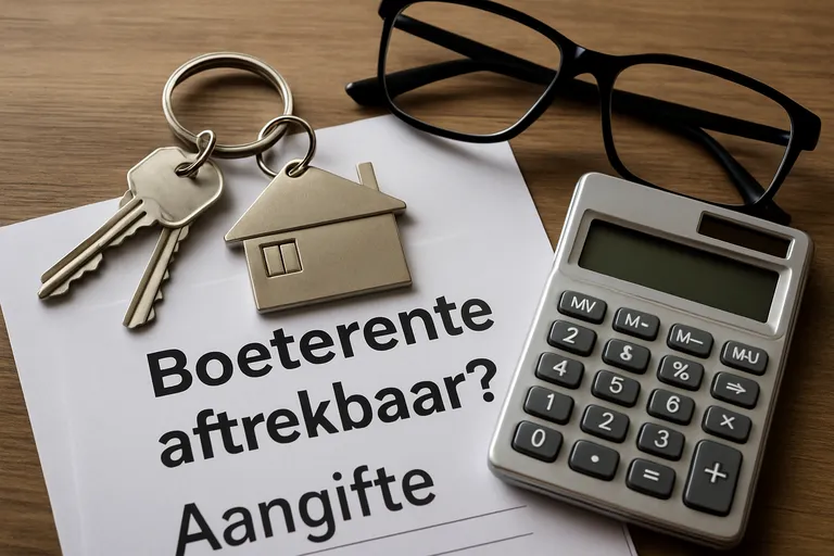 Is boeterente aftrekbaar?