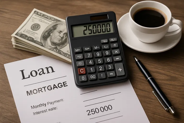 Wat betekenen de maandlasten bij een hypotheek van 250.000?